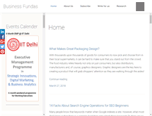 Tablet Screenshot of business-fundas.com